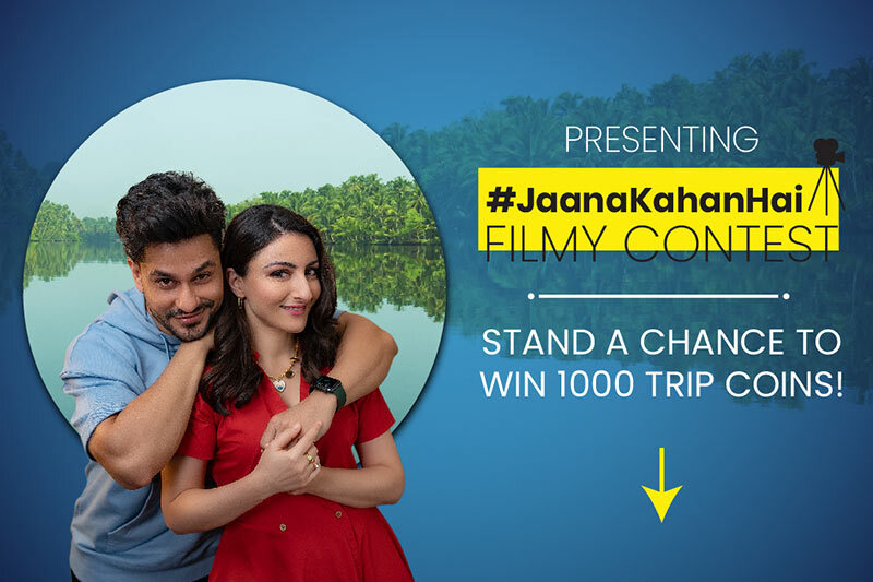 #ContestAlert At Club Mahindra, we are always looking for interesting ways to reward our members. This time we have brought a contest that combines two great passions of many of our members, TRAVEL & MOVIES! Presenting, the #JaanaKahaanHai Filmy Contest with Kunal Kemmu & Soha Ali Khan. To participate in this contest you have to come up with a filmy way to tell us your next holiday destination. The filmy way will be a phrase that has a movie name or a song and the name of the place you are travelling to next. For example: Dil Chahta Hai Jaipur Jaane ko or Dilwale Dulhaniye Sikkim Le Jayenge or Go Goa Gone... Fun isn’t it? The entry with the most interesting or quirky answer will win 1000 Trip Coins! So, participate now and win big...